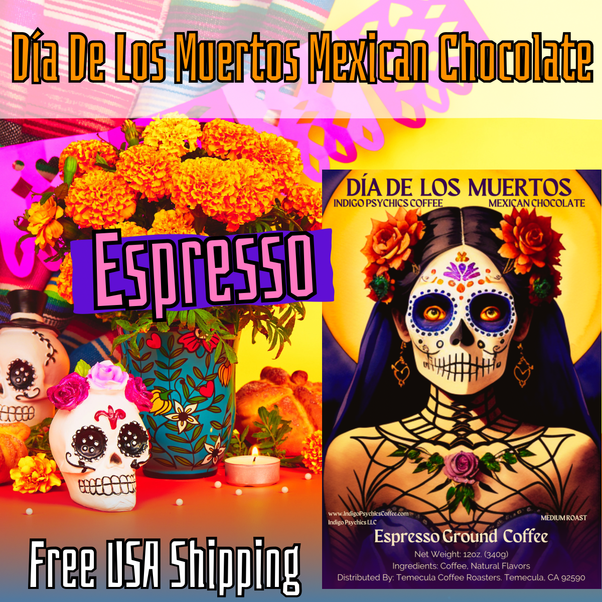 Día De Los Muertos Mexican Chocolate